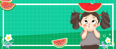 绿色搞笑速来吃瓜公众号首图背景