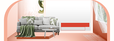 春季家装家具特惠大促海报banner背景