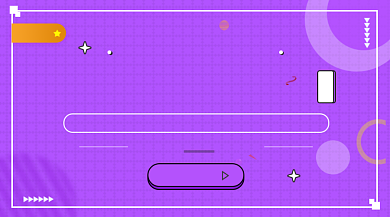 PS技能培训紫色简约手机横图背景