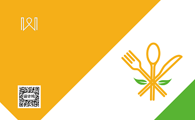 卡通简约送餐卡模板背景