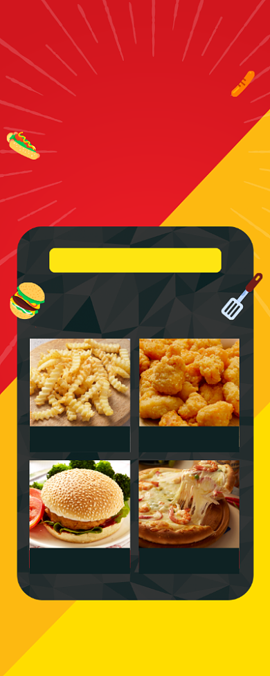 快餐美食促销宣传广告印刷易拉宝背景