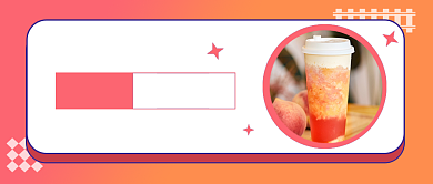 橙色简约夏季解暑小妙招新媒体配图背景