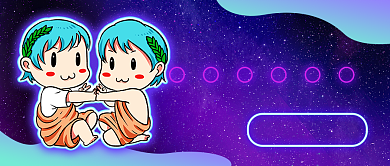 五月双子座运势解析新媒体首图背景