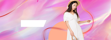 女装狂欢特惠海报banner背景
