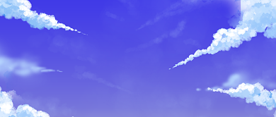 七月你好天空云彩公众号首图背景