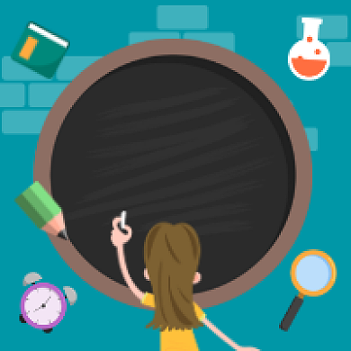 高考倒计时手绘插画公众号次图背景