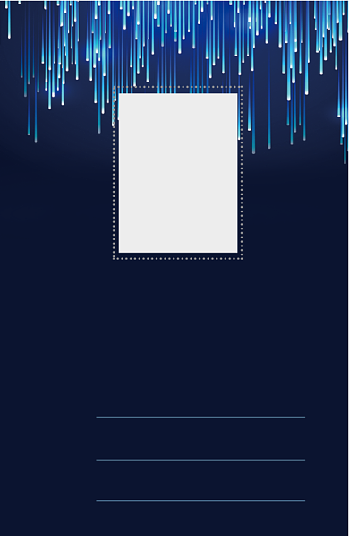 蓝色创意科技工作证模板背景