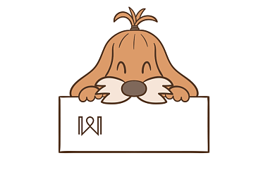 白色简约宠物名片背景