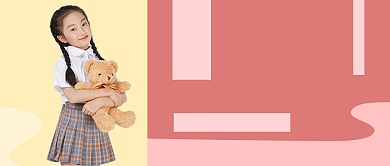 春季新品童装大促新媒体配图背景