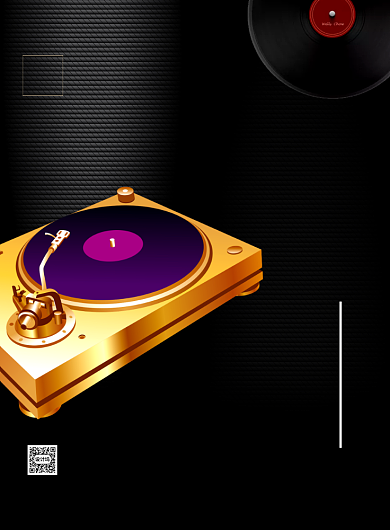 张国荣逝世17周年纪念日印刷海报背景