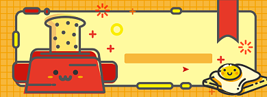 吐司面包机淘宝电商banner背景