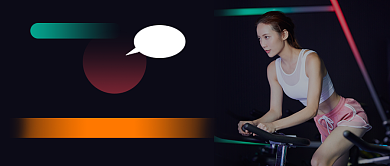 图文渐变减肥健身主题首图背景