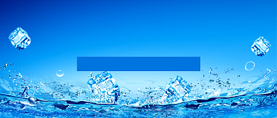 世界渐冻人日蓝色新媒体配图背景