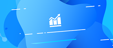 蓝色渐变股市一周资讯公众号封面背景