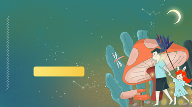 父亲节感恩促销卡通可爱手机横图背景