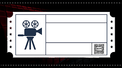 线上电影院宣传手机横图背景