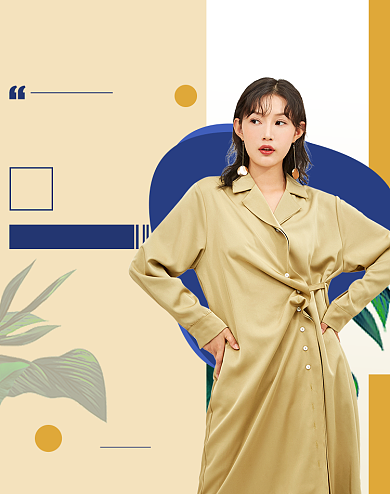 618小清晰女装海报背景