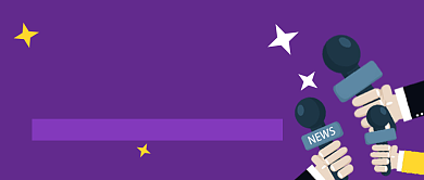 紫色简约新闻头条公众号首图背景