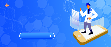 在线健康课堂肠道保养新媒体配图背景