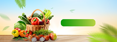 水果尝鲜海报banner模板背景