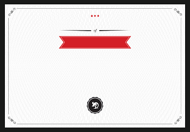 时尚简约代理证书背景