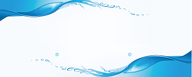 蓝色水珠简约美容优惠券背景