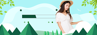 春季上新女装模板背景