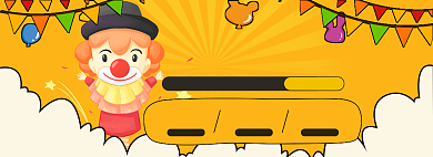 愚人节海报banner背景