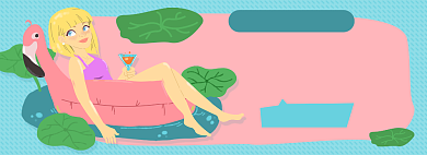 夏日促销淘宝电商banner图背景