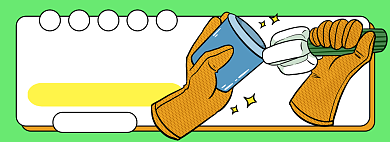 五一清洁用品电商淘宝banner图背景