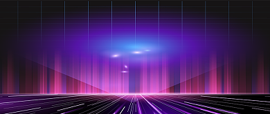 紫色火爆招商公众号首图背景