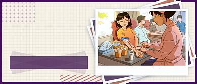 献血公益宣传新媒体首图背景