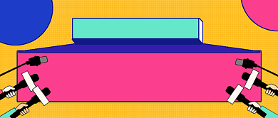 明星如何保持身材创意卡通公众号首图背景