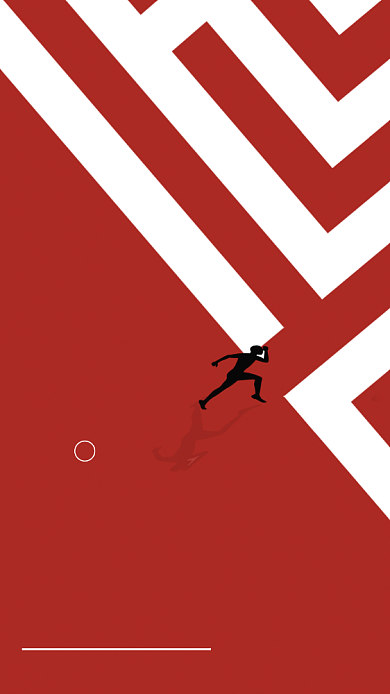 红色简约梦想创意手机海报图背景