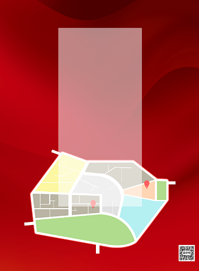 红色全国土地日标语印刷海报背景