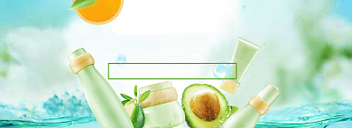 春季保湿美妆上新模板背景