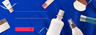 个人护理淘宝电商banner图背景