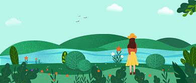 谷雨节气公众号首图背景