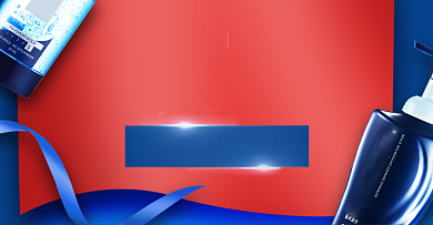 618返场促销洗护用品发膜电商钻展背景