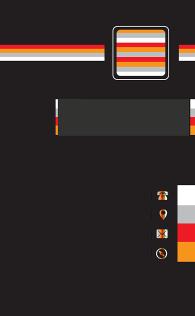 竖版体育运动类色块名片模板背景