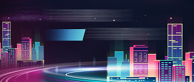 渐变创意全国楼市快讯公众号首图背景