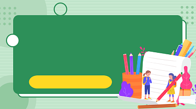 高考英语培训绿色清新手机横图背景