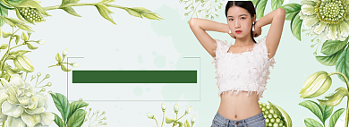 早春上新女装连衣裙海报banner背景