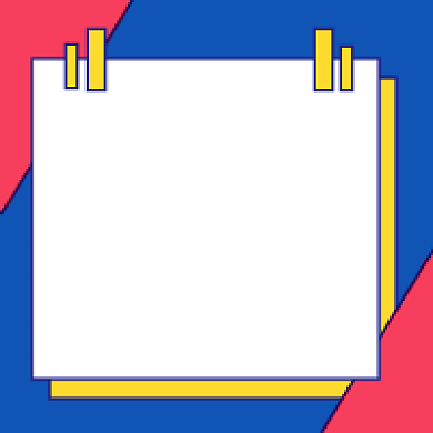 周年活动撞色几何简约公众号次图背景