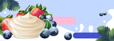果味优格电商淘宝banner图背景
