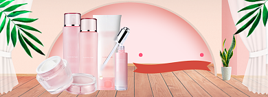 母亲节美妆海报banner模板背景