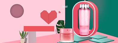 母亲节美妆海报banner模板背景