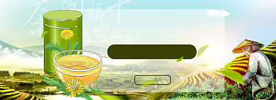 茶叶淘宝电商banner图背景
