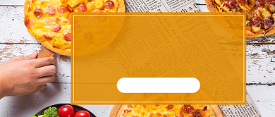 世界认可日简约美食新媒体配图背景