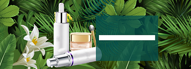 美妆促销海报banner背景